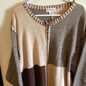 Dress Barn Sweater with Zipper.